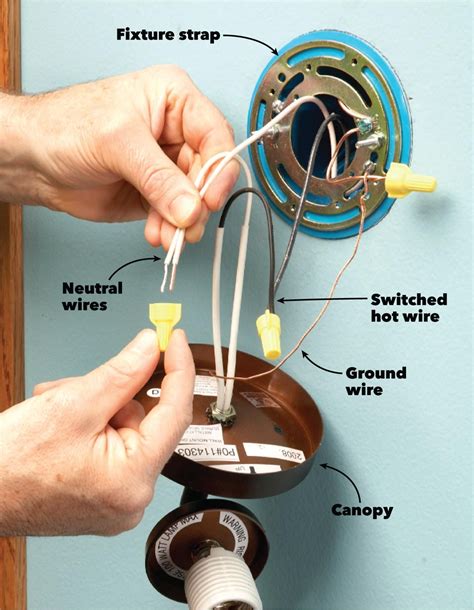 wiring a lighting fixture